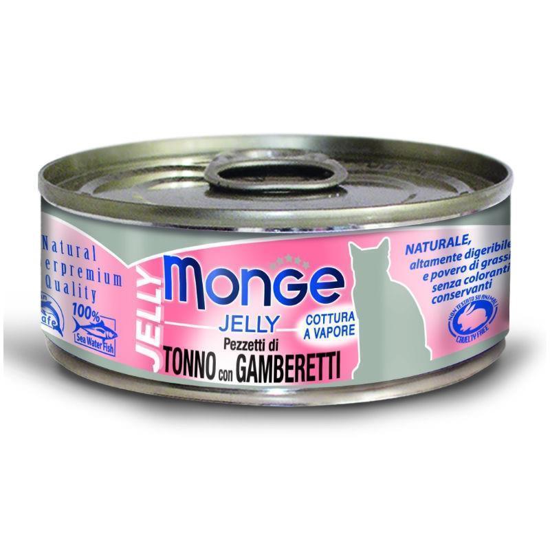 Monge Cat Jelly Yellowfin tuna in rakci 80g