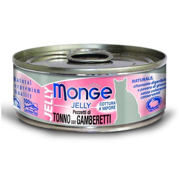 Monge Cat Jelly Yellowfin tuna in rakci 80g