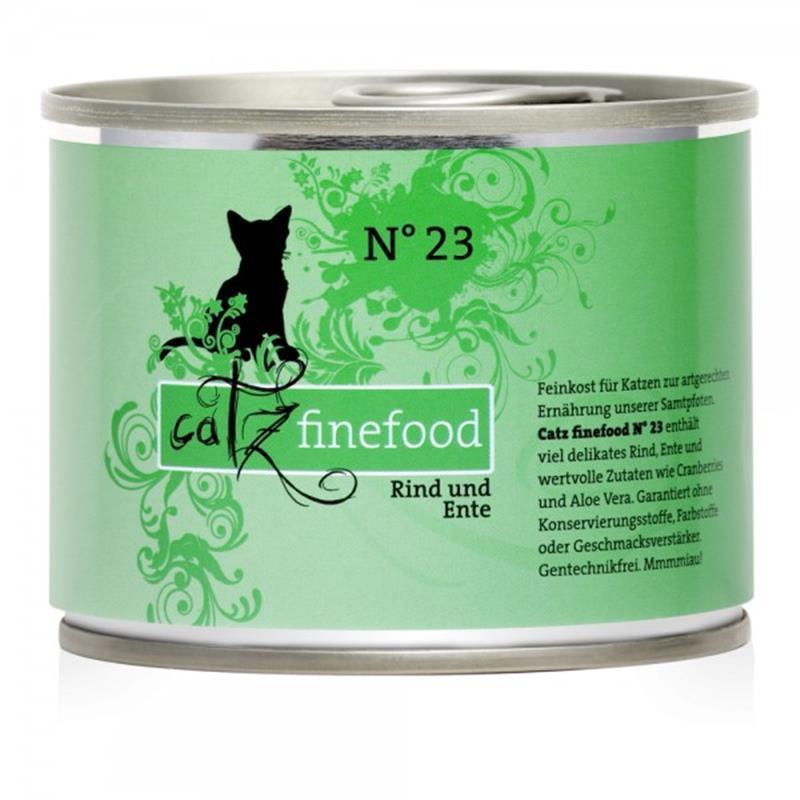 Catz Finefood no. 23 govedina in raca 200g