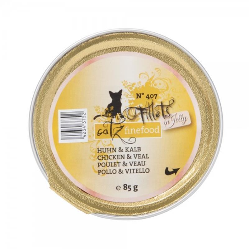 Catz Finefood fillets paket piščanec in teletina 6x85g