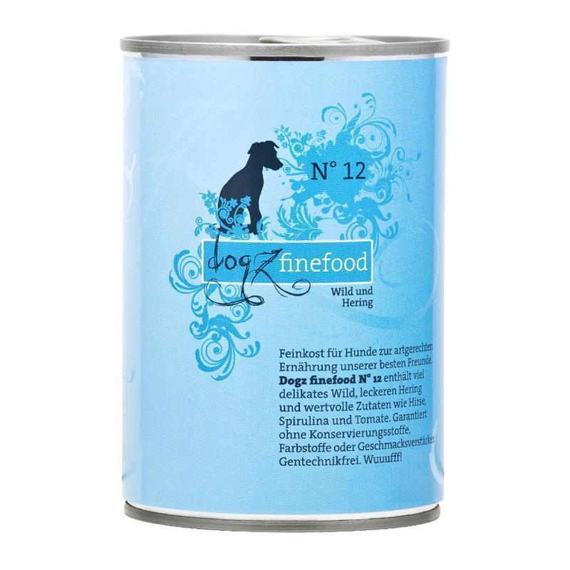 Dogz Finefood no. 12 divjačina in slanik 400g