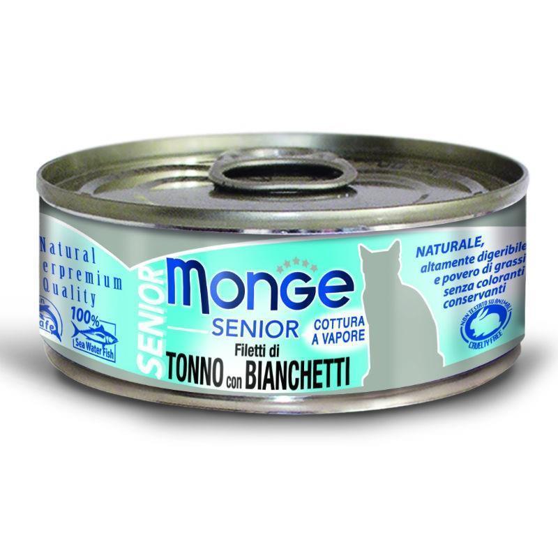 Monge Cat Gravy Yellowfin tuna in girice Senior 80g