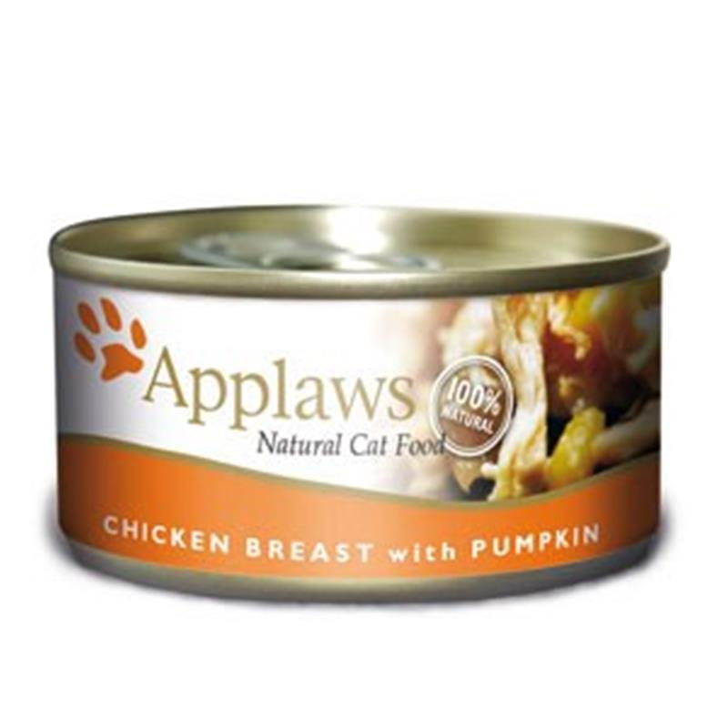 Applaws mokra hrana za mačke Adult Chicken breast & Pumpkin 156g