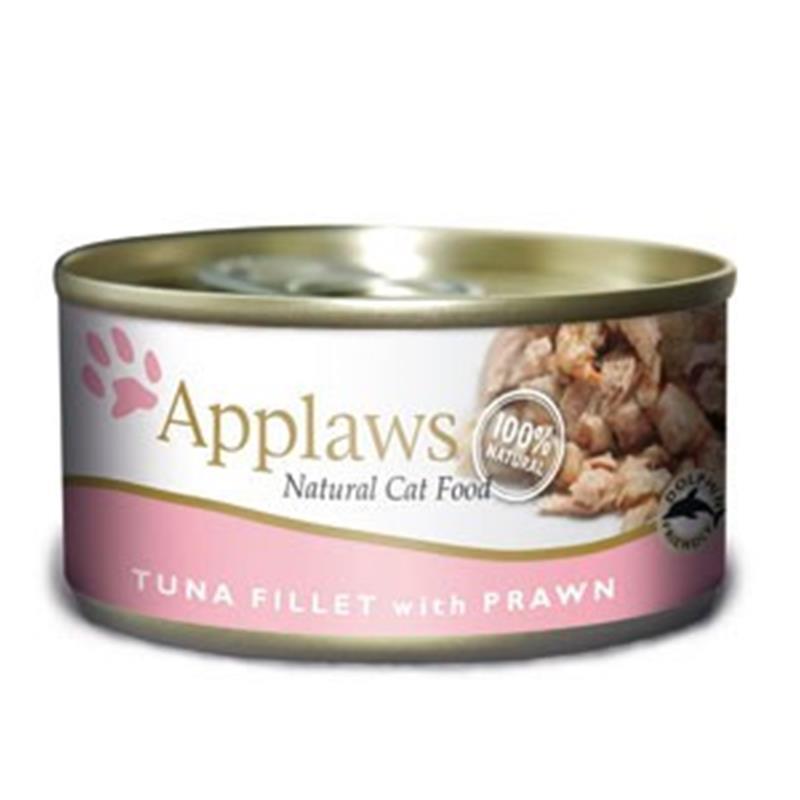 Applaws mokra hrana za mačke Adult Tuna fillet & Prawn 156g