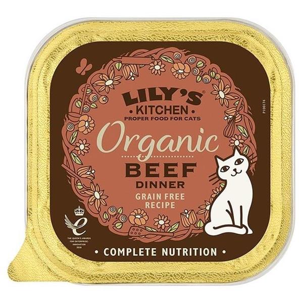 Lily's Kitchen organsko goveje kosilo za mačke 85g