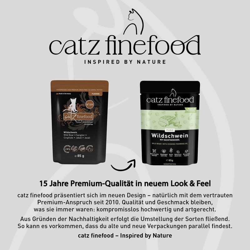 Catz Finefood Purrrr no. 109 divja svinja 85g