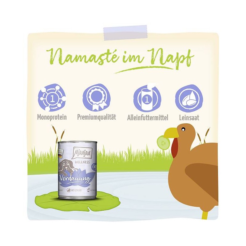 Mjamjam Dog Wellness Prebava Puran 200g