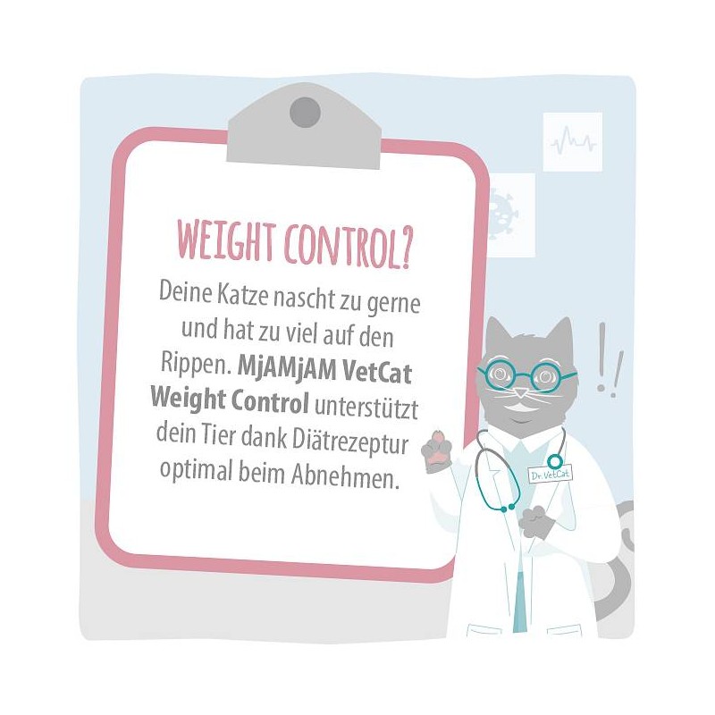 Mjamjam VetCat Weight Control Piščanec 200g