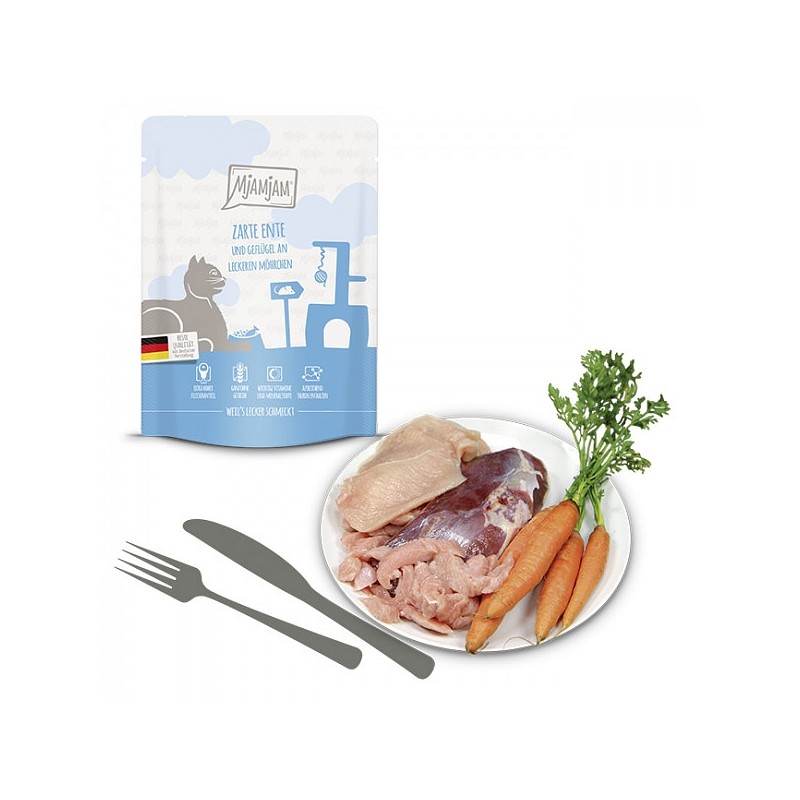 Mjamjam Raca, perutnina in korenček 300g