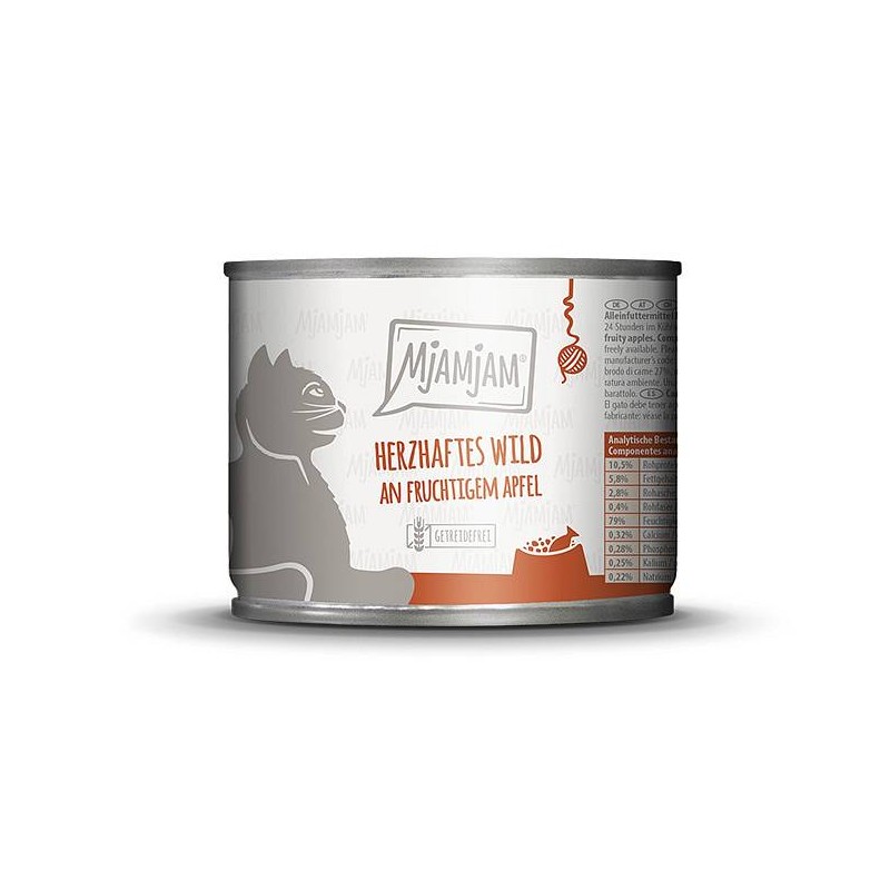 Mjamjam Divjačina in jabolko 200g