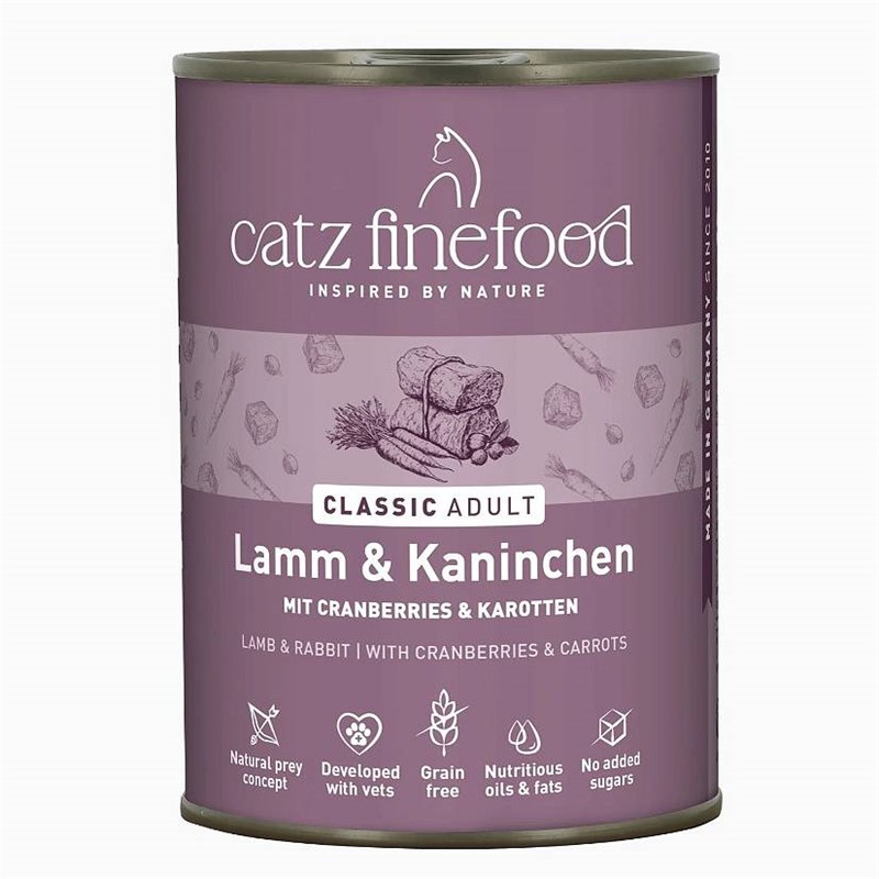 Catz Finefood no. 11 jagnjetina in zajec 400g