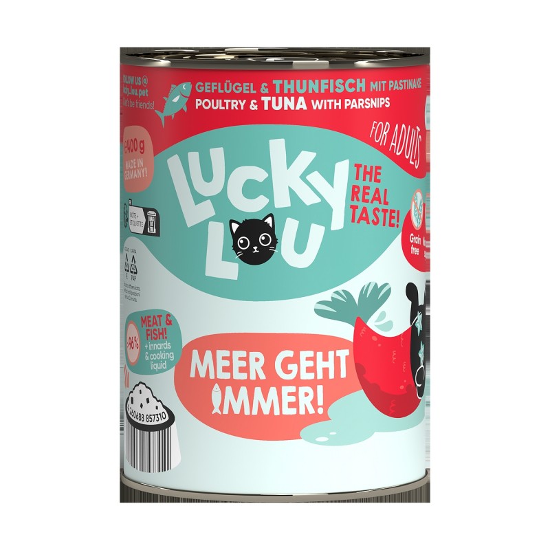 Lucky Lou LS Adult Perutnina in tuna 400g