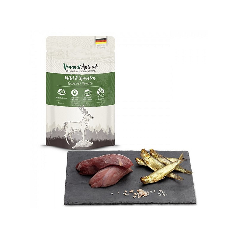 Venandi Divjačina in papaline 125g