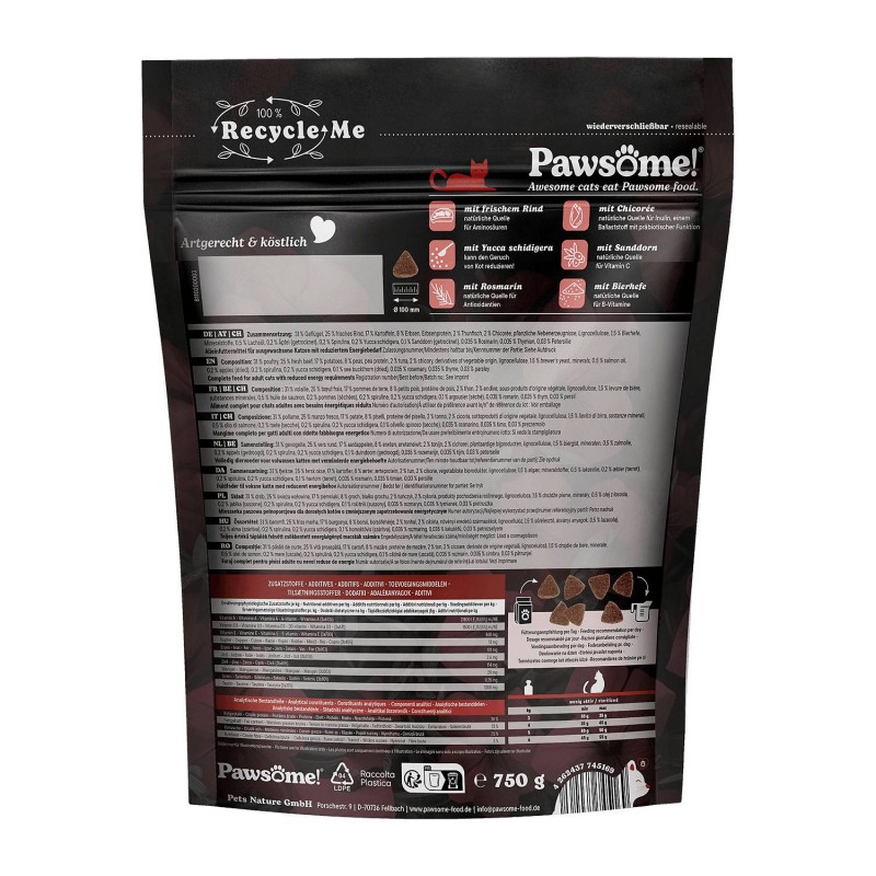 Pawsome Fresh&Dry Sterilised Govedina