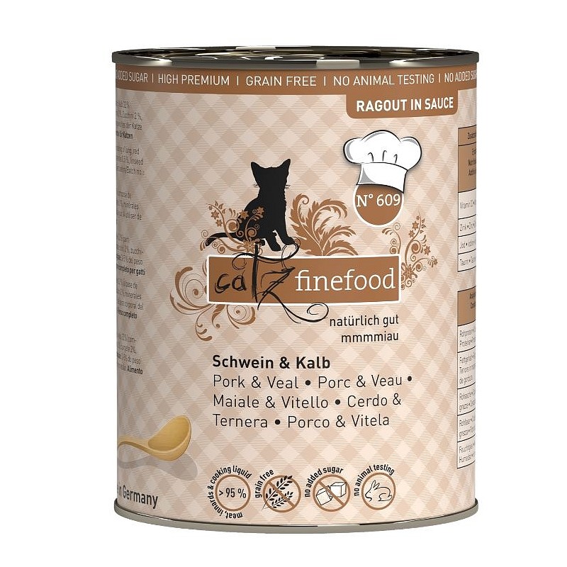 Catz Finefood Ragout no.609 Svinjina in teletina 380g