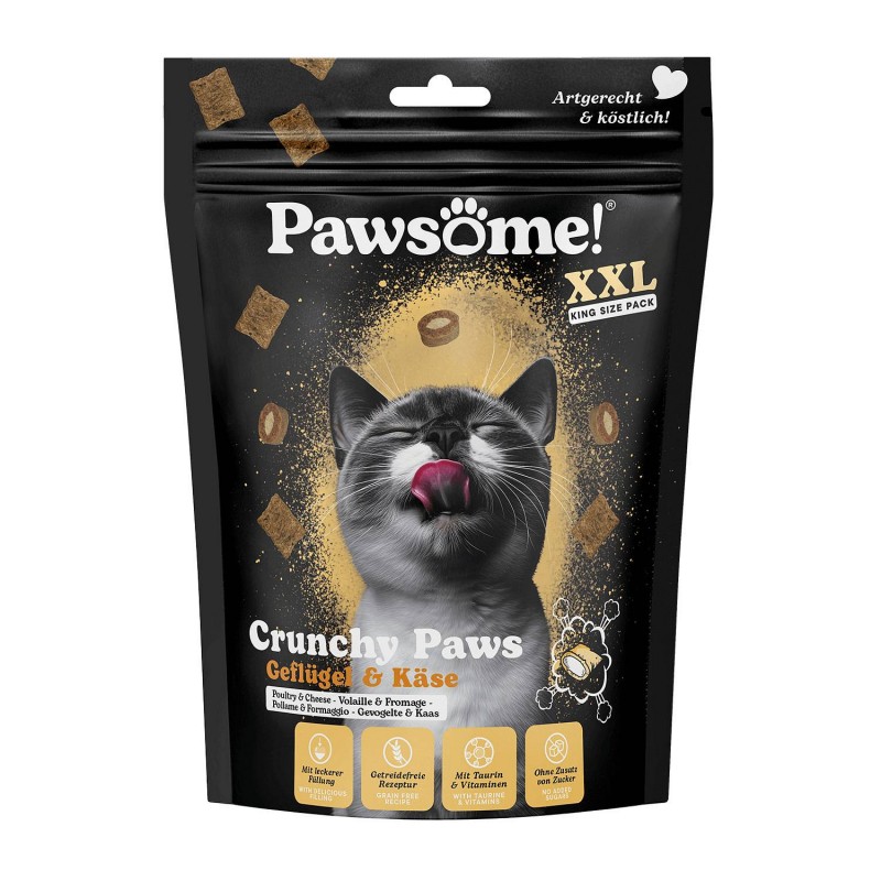 Pawsome Crunchy Paws Piščanec in sir 150g