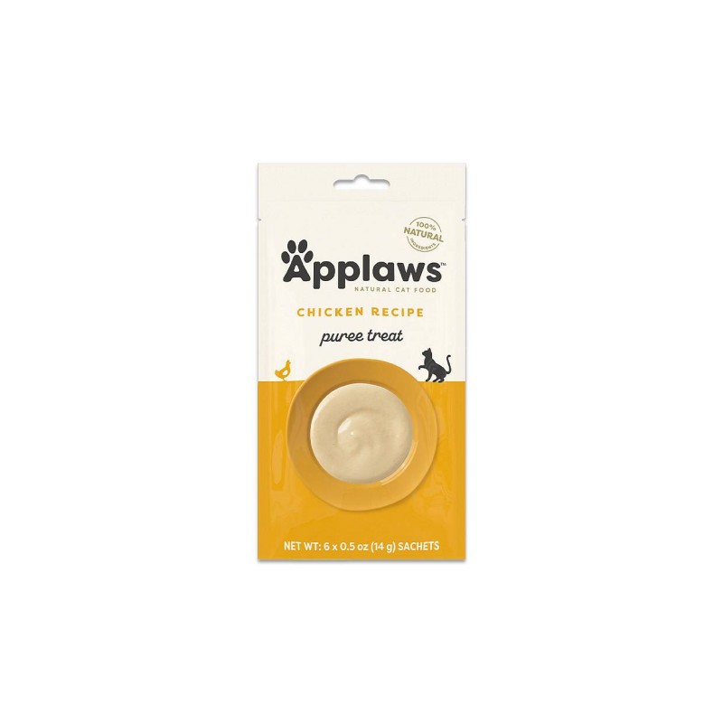 Applaws Puree pasta piščanec 4x15g
