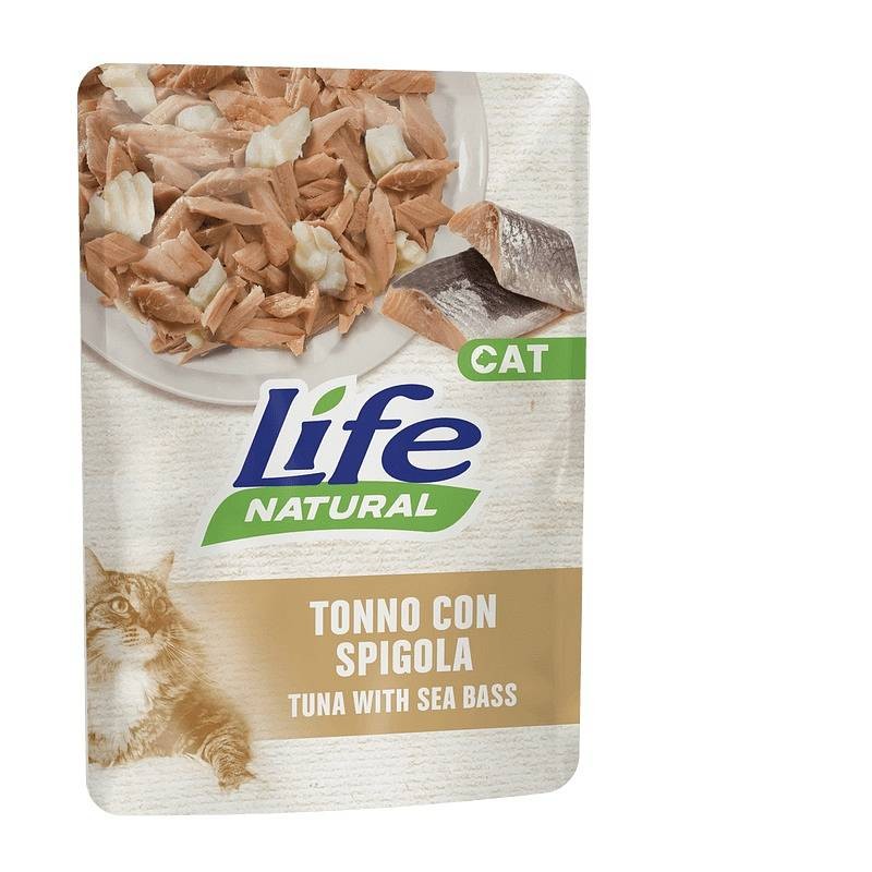 Lifecat vrečka Tuna in brancin 70g