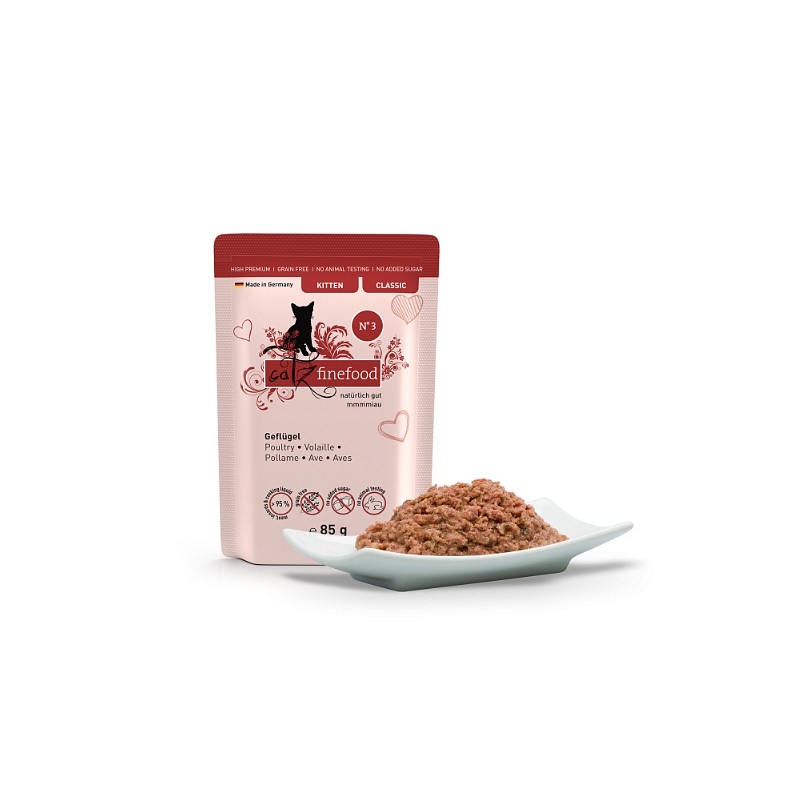 Catz Finefood Kitten no. 03 perutnina 85g