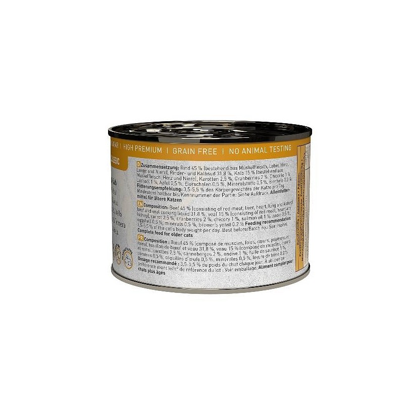 Catz Finefood Senior no.07 govedina in teletina 200g