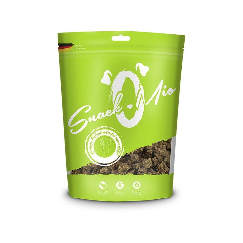 SnackOMio Mesne kocke iz divjačine 125g