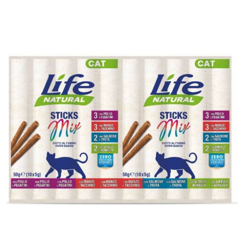 Lifecat Deli Snack Sticks MIX 10x5g