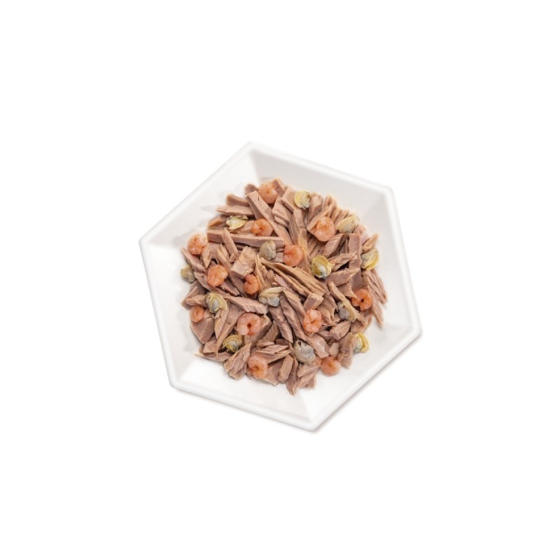 Lifecat vrečka tuna, školjke in kozice 70g