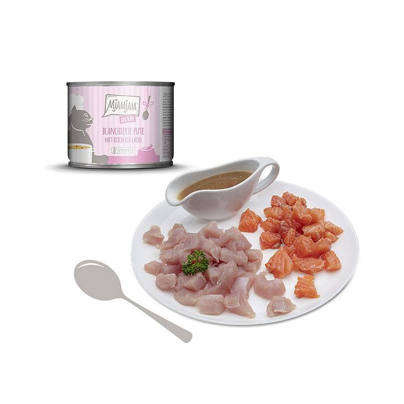 Mjamjam v omaki Puran in losos 185g