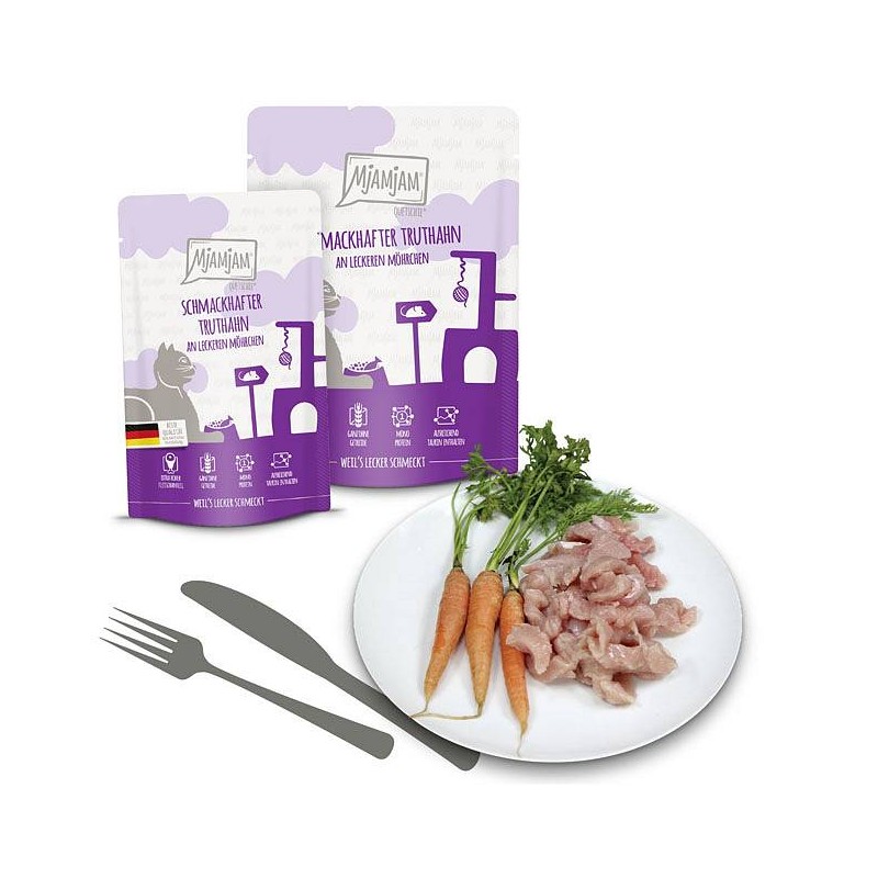 Mjamjam Puran in korenček 300g