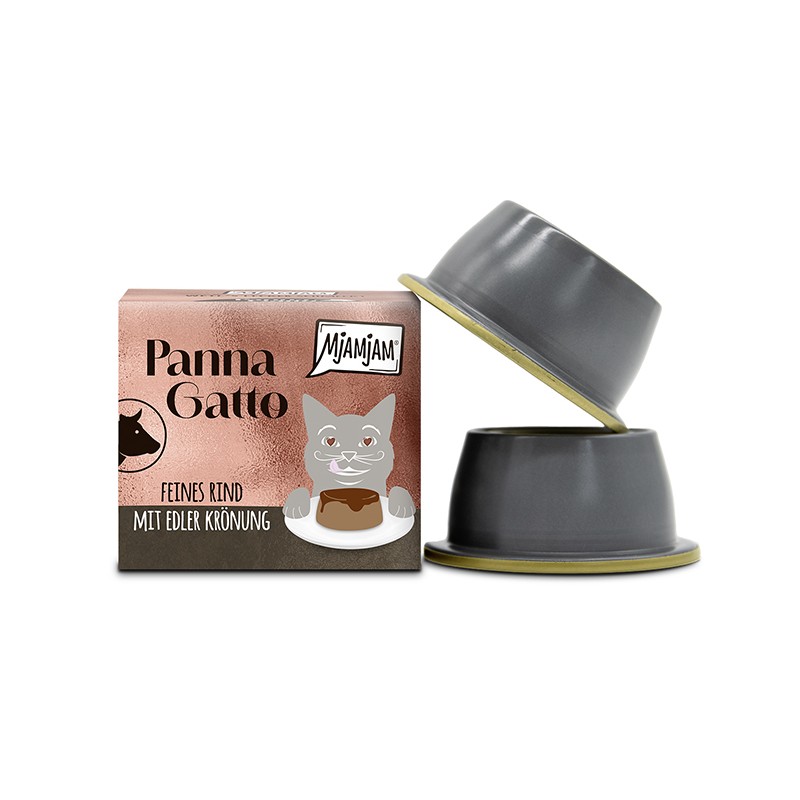 Mjamjam Panna Gatto Govedina s krono 2x80g
