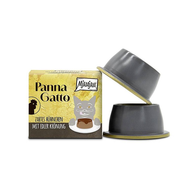 Mjamjam Panna Gatto Piščanec s krono 2x80g