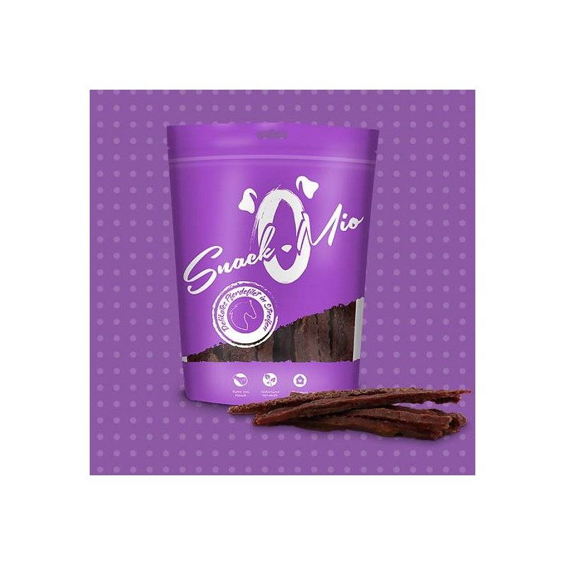 Snack O Mio Trakci konjskega fileja 70g