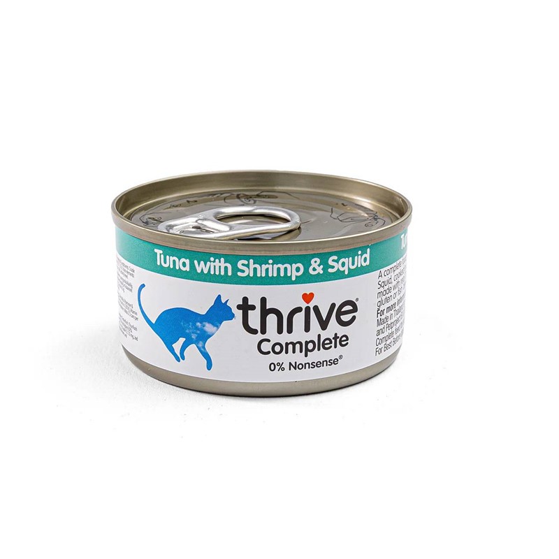 Thrive Complete tuna s kozicami in lignji 75g