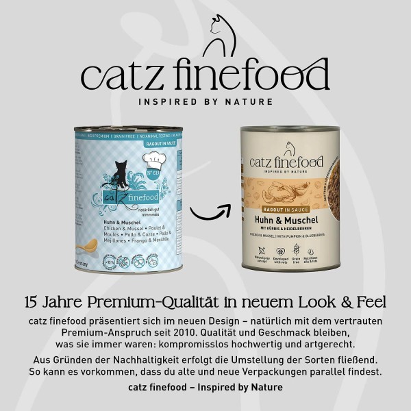 Catz Finefood Ragout no.613 Piščanec in školjke 380g