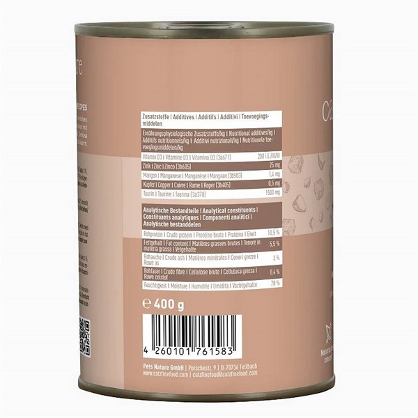 Catz Finefood no. 09 divjačina 400g