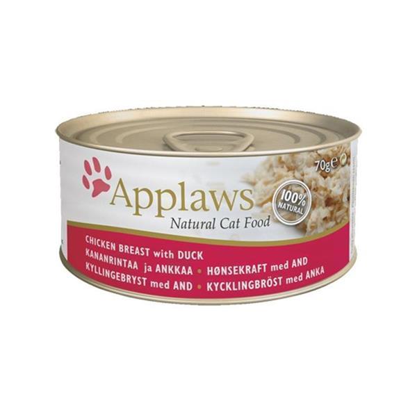 Applaws mokra hrana za mačke Chicken with Duck 156g