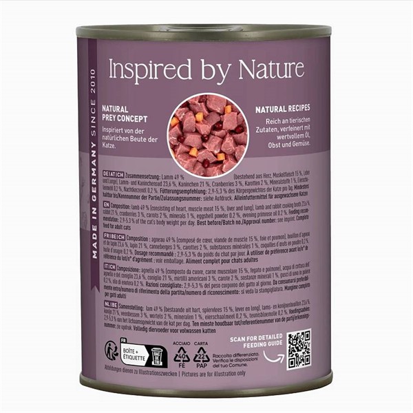 Catz Finefood no. 11 jagnjetina in zajec 400g
