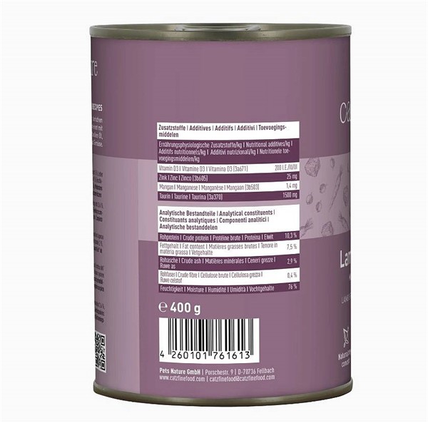 Catz Finefood no. 11 jagnjetina in zajec 400g