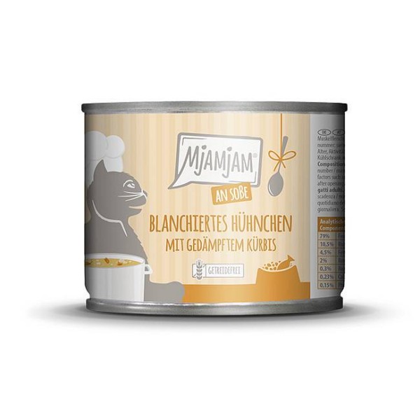 Mjamjam v omaki Piščanec in buča 185g