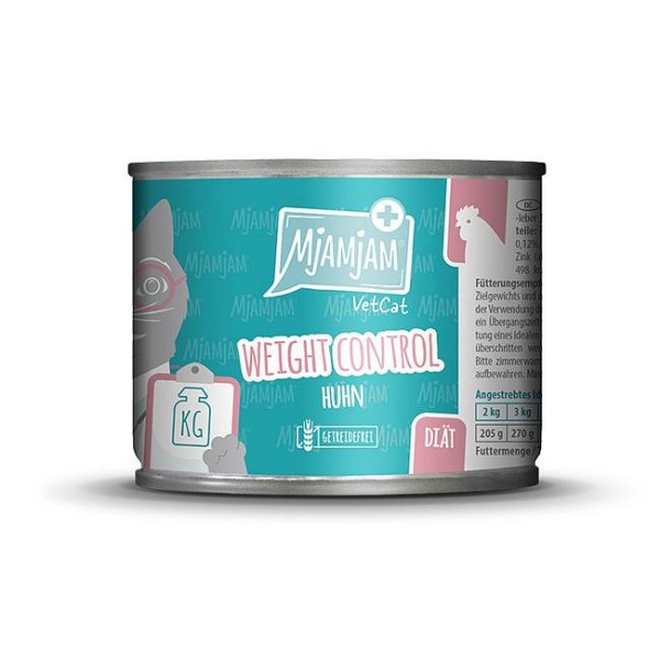 Mjamjam VetCat Weight Control Piščanec 200g