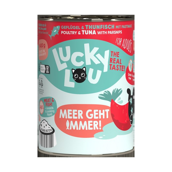 Lucky Lou LS Adult Perutnina in tuna 400g