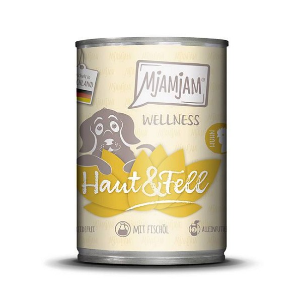 Mjamjam Dog Wellness Koža in dlaka Piščanec 400g