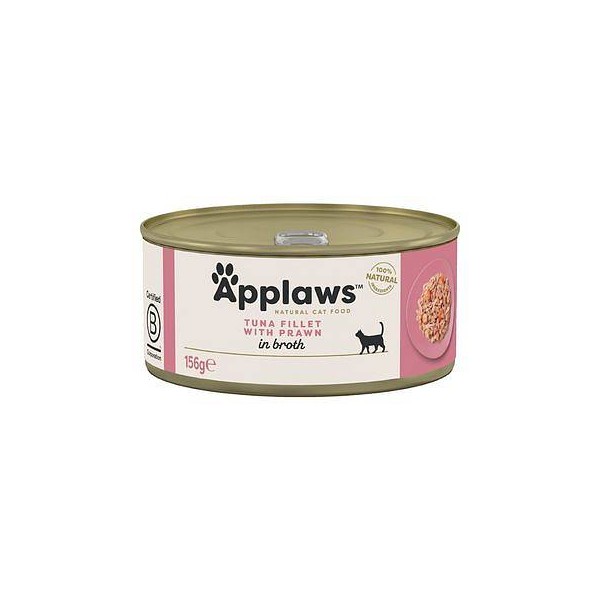Applaws mokra hrana za mačke Adult Tuna fillet & Prawn 156g