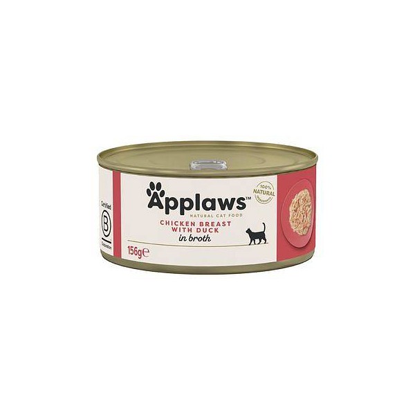Applaws mokra hrana za mačke Chicken with Duck 156g