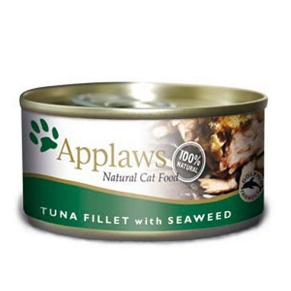 Applaws mokra hrana za mačke Adult Tuna fillet & Seaweed 156g