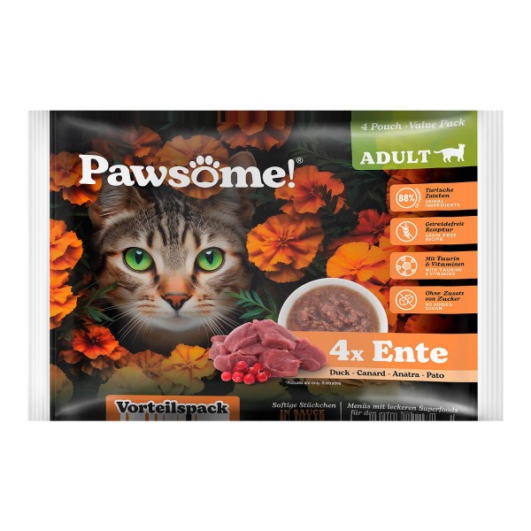 Pawsome Adult Raca 4X85 g