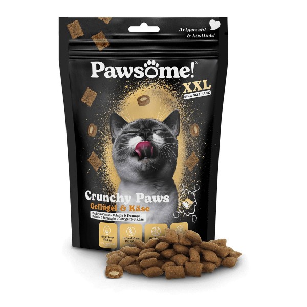 Pawsome Crunchy Paws Piščanec in sir 150g
