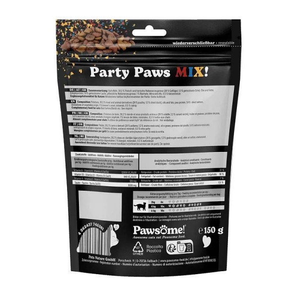 Pawsome Crunchy Paws party Mix150g
