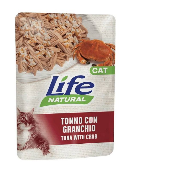 Lifecat vrečka Tuna in rakovica 70g