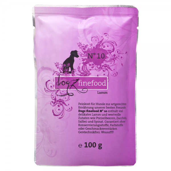 Dogz Finefood no. 10 jagnjetina 100g